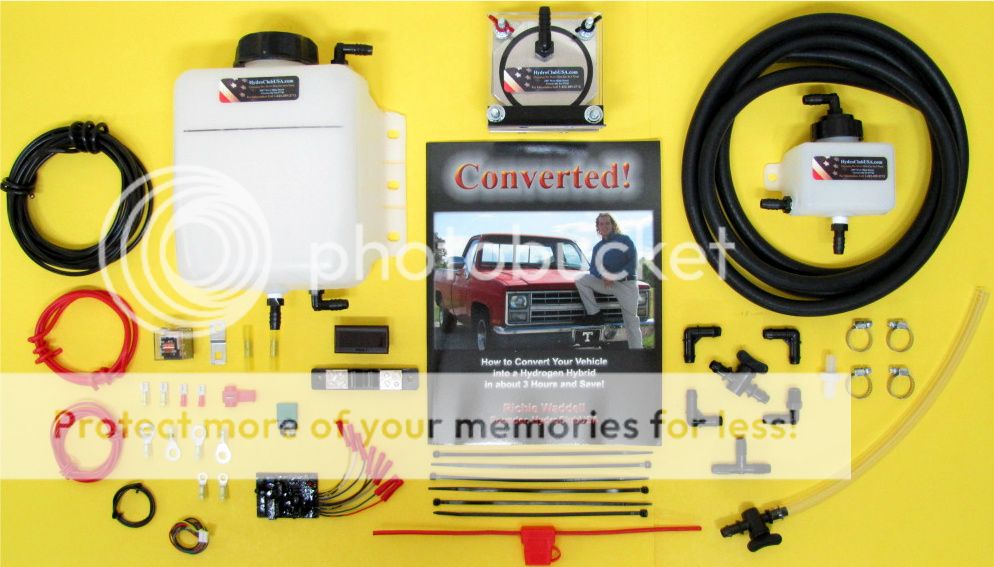 HHO DRY CELL KIT ELECTRONICS HYDROGEN GENERATOR GAS MPG  